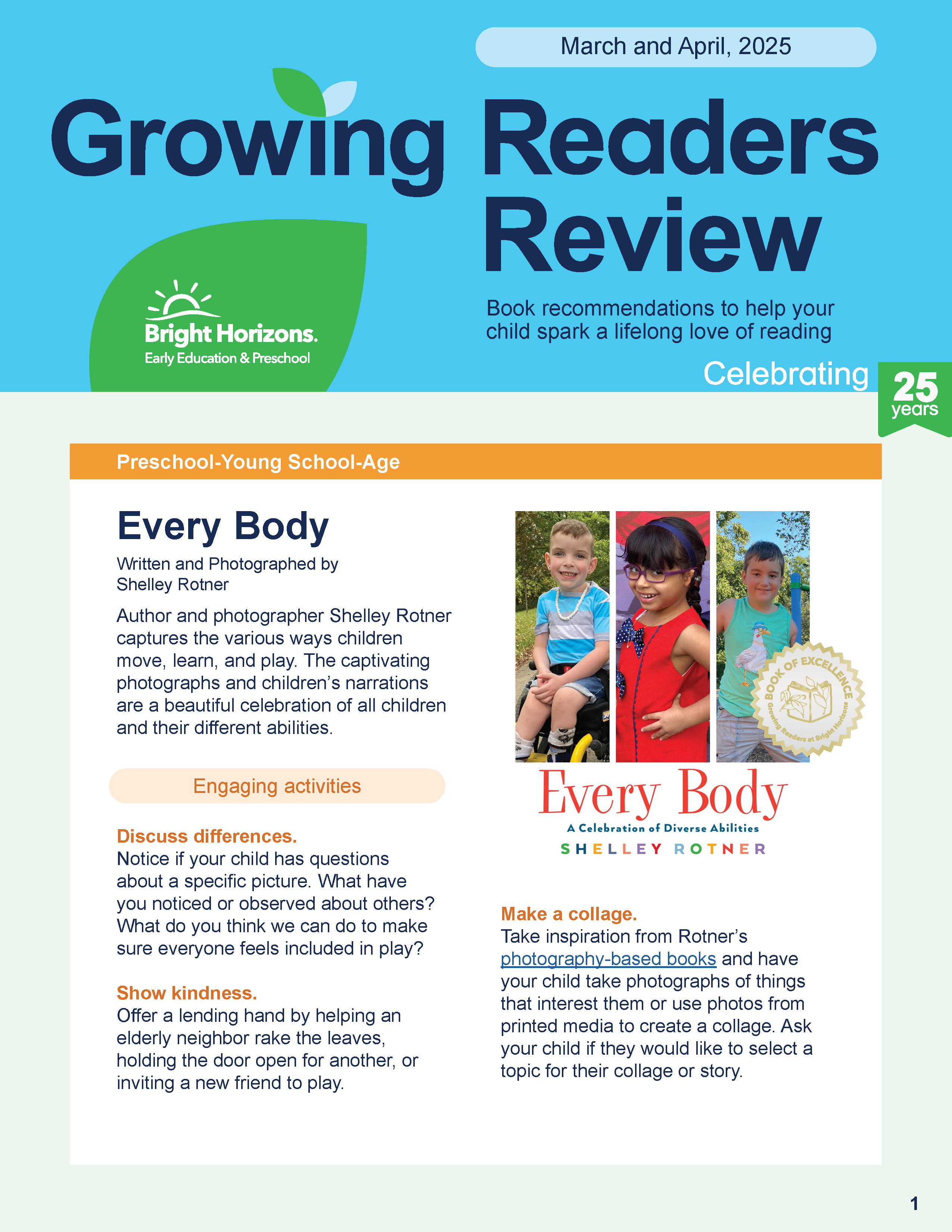 Growing Readers April March 2025 Cover