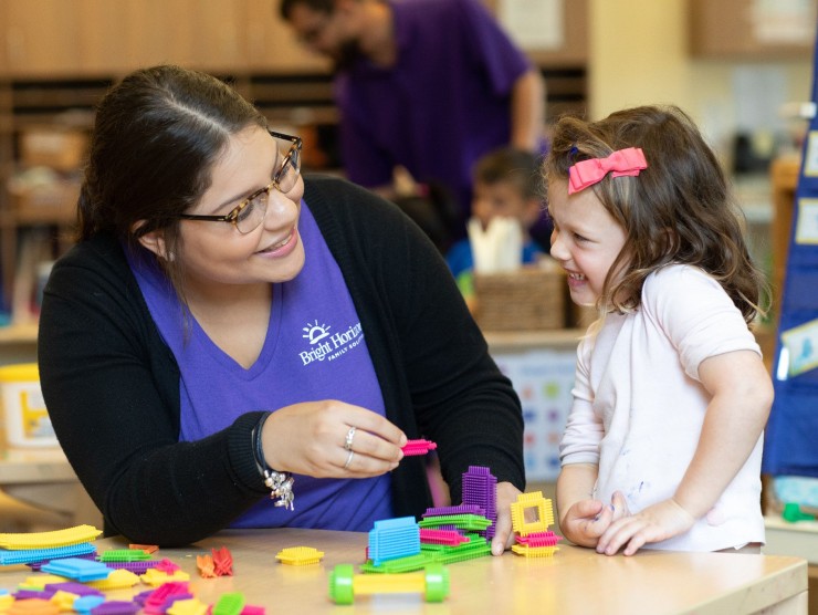 teacher with child 