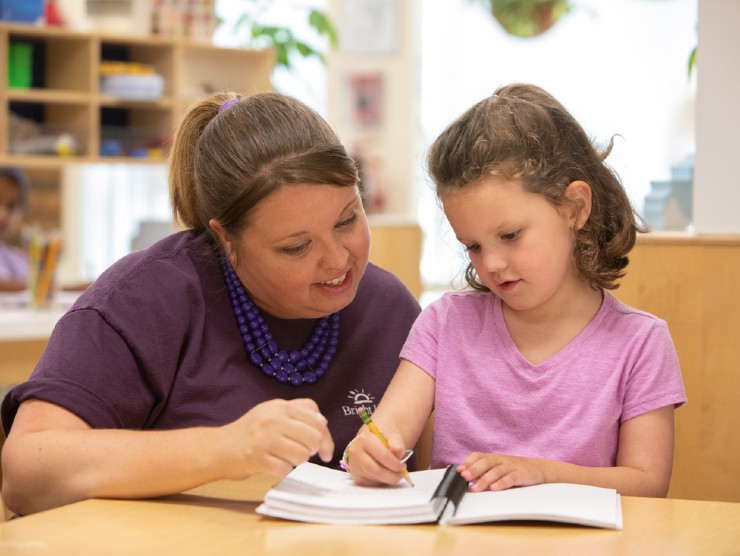 teacher and child 