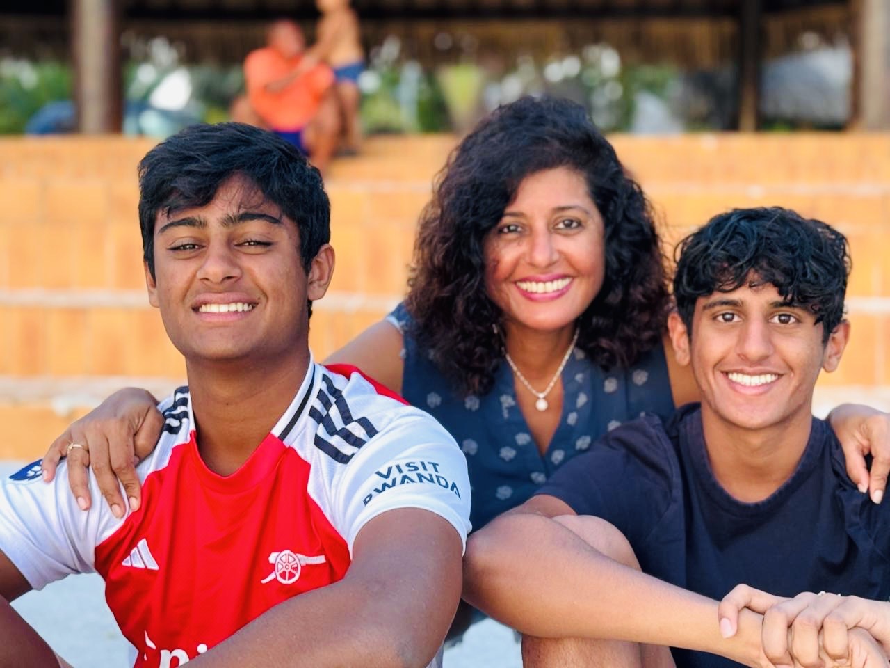 Priya Krishnan and sons