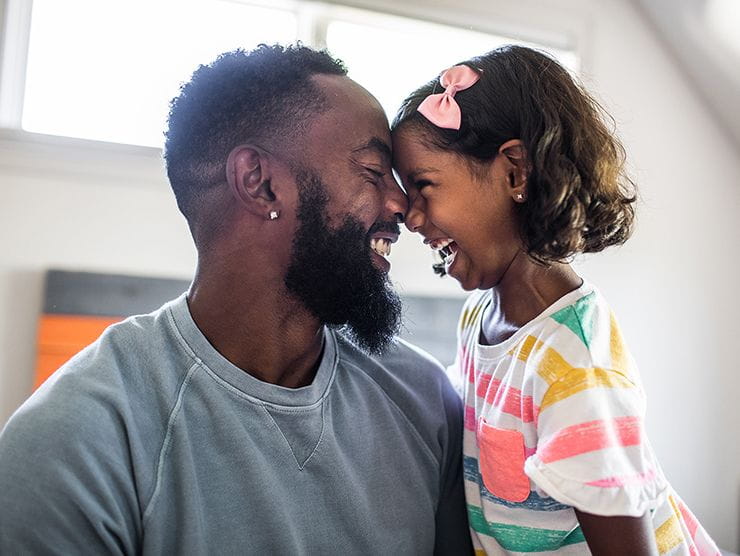 Father and daughter